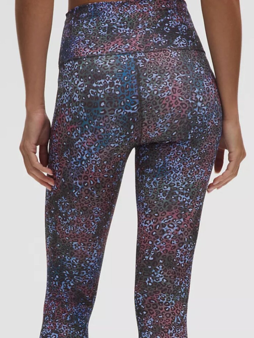 Lululemon Wunder Train High-Rise Tight 28" Cosmic Leopard Multi leggings size 2